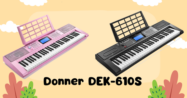 Donner DEK-610S Teclados Musicales Electrónicos de 61 Teclas: Desata tu Potencial Musical