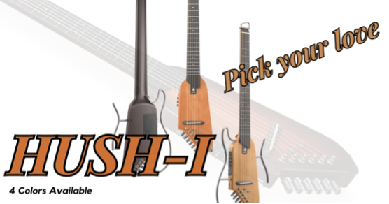 Guitarras HUSH-I : una tamaño Selección en Colores