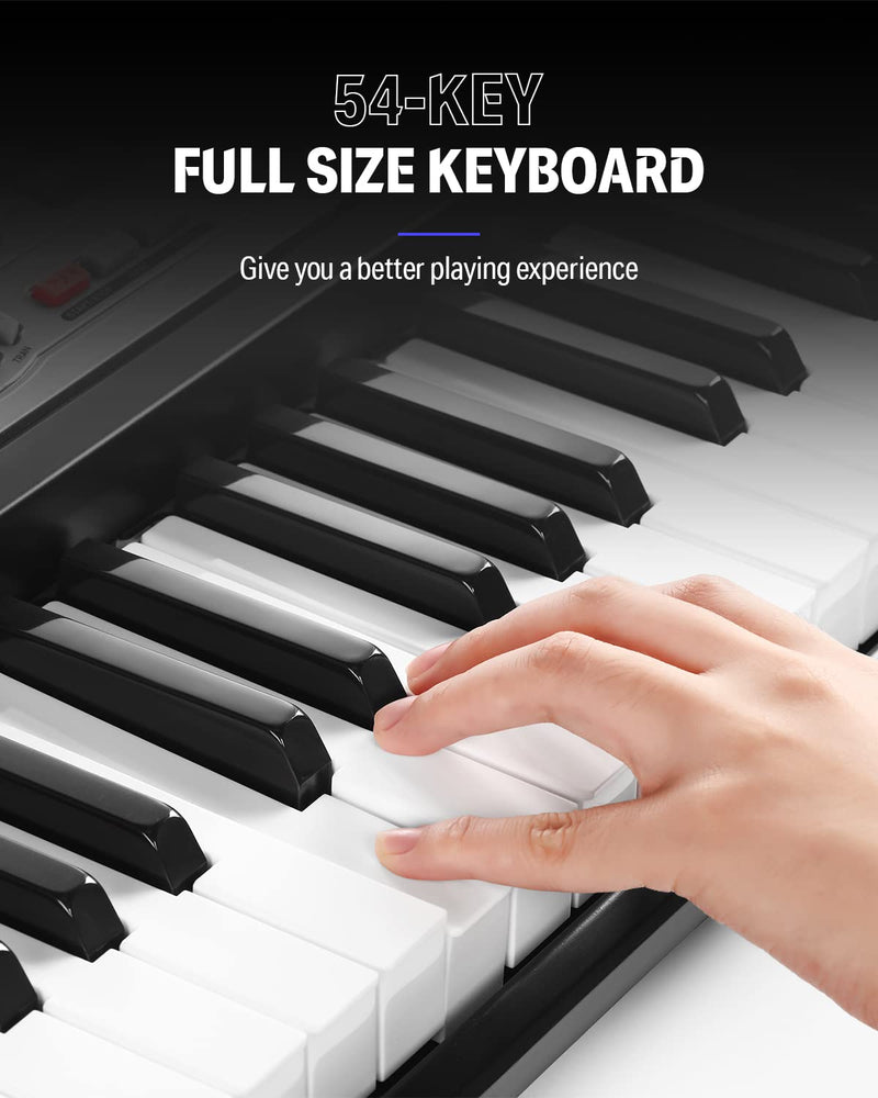 Donner Piano electrónico con teclado de 54 teclas