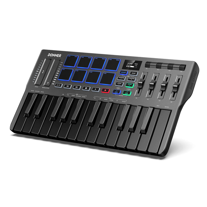 Donner DMK-25 Pro controlador de teclado MIDI